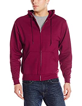 【中古】【39shop】【輸入品・未使用】Jerzees★メンズ 大人 総ファスナー フード付きスエットシャツ US サイズ: Large カラー: レッド（新古品）｜アトリエ絵利奈