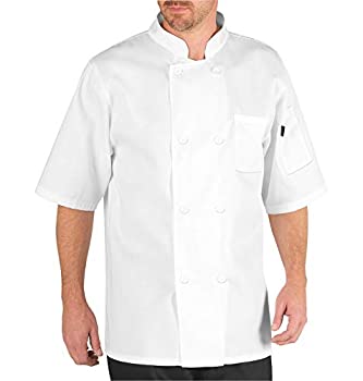 【中古】【輸入品・未使用】Chef Code メンズ 半袖 ユニセックス クラシックシェフコート US サイズ: 5X-Large カラー: ホワイト