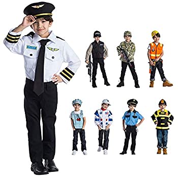 【中古】【39shop】【輸入品・未使用】Dress★Up America - 833 - Panoplie deguisement pilote - Age?3-6?ans - Taille unique - Enfant 3-6?ans - Multicolore（新古品）｜アトリエ絵利奈