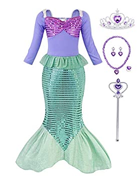 50 Off 中古 輸入品 未使用未開封 Henzworld リトルマーメイドコスチューム ドレス アリエル ガールズ ハロウィン プリンセス バースデーパーティー コスプレ衣装 1 10歳 6 7 Yea アトリエ絵利奈 在庫あり 即納 Erieshoresag Org
