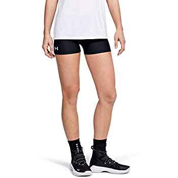 【中古】【インポート品・未当てはめる】Under Armour レディース 3in 排球さる股引き S 黒いこと