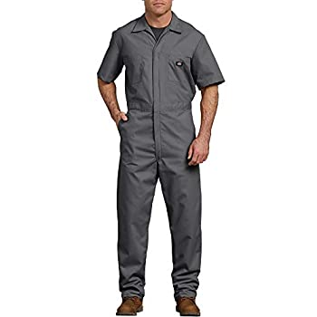 【中古】【39shop】【輸入品・未使用】2XL★GREY ディッキーズ DICKIES ショートスリーブカバーオール 半袖 つなぎ 3399（新古品）｜アトリエ絵利奈
