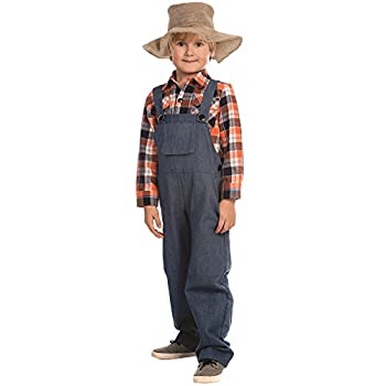 【中古】【輸入品・未使用】Dress Up America - 840-T4 - Deguisement dAgriculteur - 3-4 ans - Multicolore - X-Small