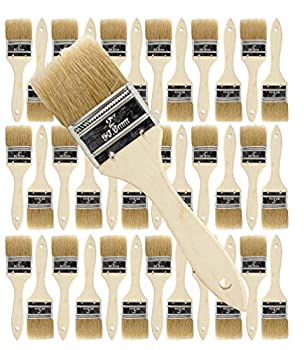 【中古】【39shop】【輸入品・未使用】36?pk-★2インチチップペイントブラシペイント、しみ、ワニス、接着、Gesso（新古品）｜アトリエ絵利奈