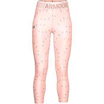 【中古】【輸入品・未使用】Under Armour ガールズ HeatGear プリント ノベルティ クロップレギンス X-Large オレンジ