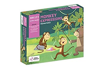 【中古】【輸入品・未使用】Chalk and Chuckles Monkey Expression Multi Color