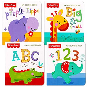 【中古】【インポート品・未当て嵌める】Fisher Price My First Books Set of 4 Baby Toddler Board Books (ABC Book Colors Book Numbers Book Opposites Book) by Fisher-Price