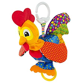 【中古】【インポート品・未当て嵌める】Lamaze Clip \u0026 Go Barnyard Bob the Rooster