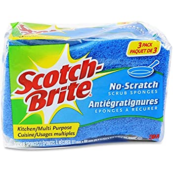 【中古】【輸入品・未使用】Scotch-Brite Scrub Sponge Non-Scratch 3-Count by Scotch-Brite