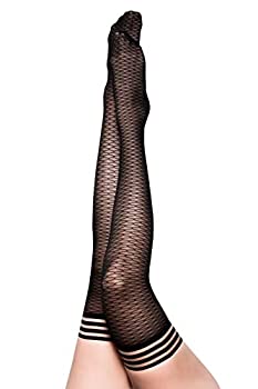 【中古】【39shop】【輸入品・未使用】Kix'ies★Beth Ann Honeycomb Thigh High Black A（新古品）｜アトリエ絵利奈