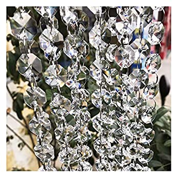 【中古】【39shop】【輸入品・未使用】Beebel★クリスタル シャンデリアビーズ 透明なガラスクリスタルビーズランプチェーン 花輪19.7ft 19.7ft（新古品）｜アトリエ絵利奈