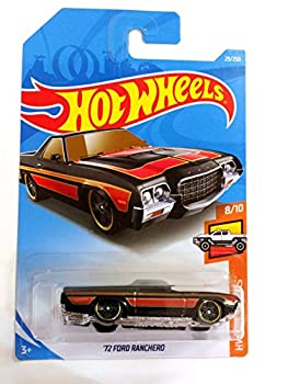 【中古】【39shop】【輸入品・未使用】Hot★Wheels 2019 Hw Hotトラック8/10 - '72 Ford Ranchero（ブラック）（新古品）｜アトリエ絵利奈