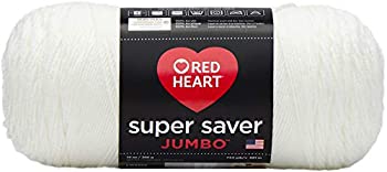 【中古】【輸入品・未使用】Coats Yarn Acrylic Blend Red Heart Super Saver Yarn-soft White