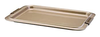 【中古】【輸入品・未使用】Anolon Advanced Bronze Nonstick Bakeware 10-Inch by 15-Inch Cookie Sheet with Silicone Grips by Anolon