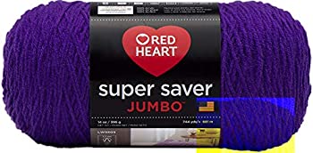 【中古】【輸入品・未使用】Red Heart Super Saver Jumbo 毛糸 極太 ブルー系 396g 約681m