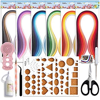 【中古】【39shop】【輸入品・未使用】Juya★ペーパーキルキット 30色 600ストリップ 8ツール付き Width:5mm with Glue ピンク QK11PINK-05G（新古品）｜アトリエ絵利奈