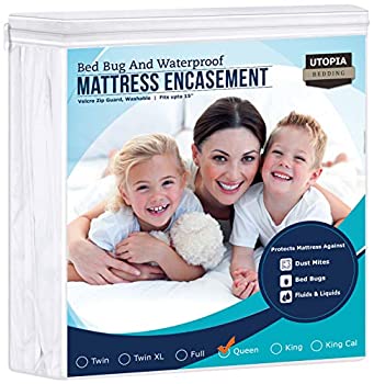 【中古】【インポート品・未当て嵌める】Utopia Bedding ジッパー付き添い人マットレス覆いかぶせる トコジラミ押しとどめる