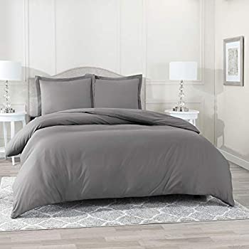 【中古】【輸入品・未使用】(Full Charcoal Gray) - Nestl Bedding Duvet Cover Protects and Covers your Comforter / Duvet Insert 100% Super Soft Microfiber Full (Dou