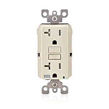 【中古】【輸入品・未使用】Leviton self-test SmartLockPROスリム漏電遮断器耐候性と不正防止コンセントでLEDインジケータ 20 Amp GFWT2-T 1
