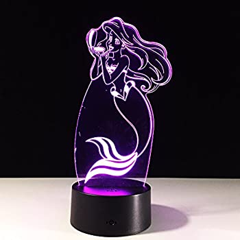 【中古】【輸入品・未使用】3d LED Visualランプナイトライト装飾デスクランプ7色変更可能デスクランプテーブル装飾部屋の装飾、子供誕生日ギフトクリスマスギフトのおもち