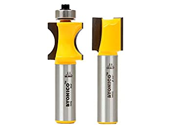 【中古】【輸入品・未使用】Yonico 2ビットログキャビンビルブロックおもちゃルータービットセット