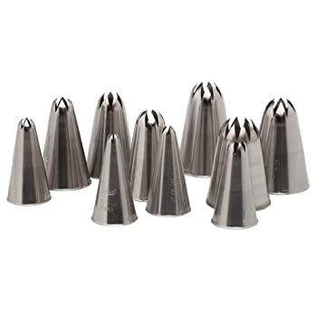 【中古】【輸入品・未使用】Ateco 811 Closed Star 10 piece Pastry Tip Set in Tube by Ateco