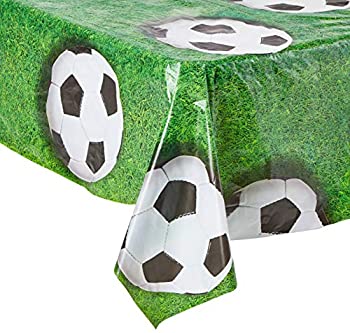 【中古】【輸入品・未使用】サッカーボールテーブルカバー グリーン 54532PK3