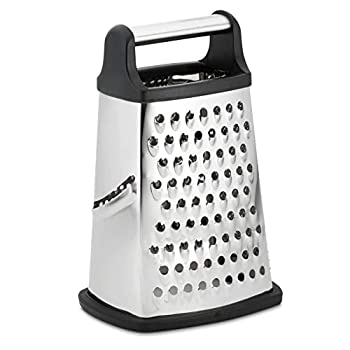 【中古】【インポート品・未当て嵌める】Professional Box Grater Stainless Steel with 4 Sides Best for Parmesan Cheese Vegetables Ginger by Spring Chef