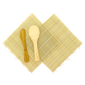 【中古】【輸入品・未使用】寿司BambooMN Makingローラーキット2?x竹ローリングマット、1?xライスパドル、1?x spreader  Moreオプションとスタイル| 100?%竹マットとUtensil