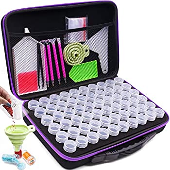 【中古】【輸入品・未使用】ARTDOT ダイヤモンドペインティングストレージコンテナ 60スロット ダイヤモンドペインティングアクセサリー 耐衝撃ジャー ジュエリービーズリン｜アトリエ絵利奈 11,376円