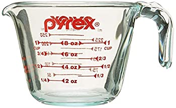 【中古】【輸入品・未使用】Pyrex Prepware 1-Cup Measuring Cup Clear with Red Measurements by Pyrex