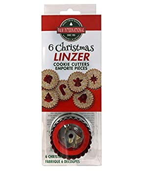 【中古】【39shop】【輸入品・未使用】R★& M 1848 Christmas Linzer Cookie Cutter Set by R & M International Group us kitchen RMINA(新古品)|アトリエ絵利奈