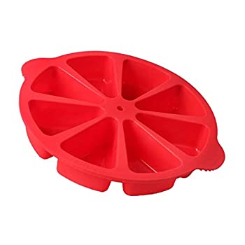 【中古】【39shop】【輸入品・未使用】ベーキング型★三角形 シリコーン製 8個 赤 シリコーン ポーション ケーキ型 石鹸型 ピザ スライス パン（新古品）｜アトリエ絵利奈