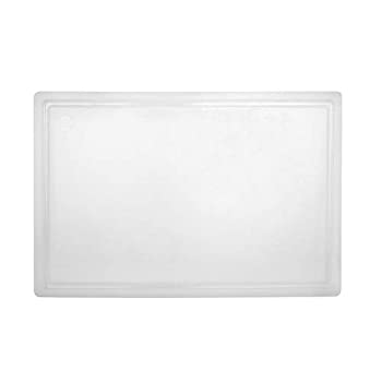【中古】【39shop】【輸入品・未使用】(18★x 30cm x 1.3cm White) - Commercial Plastic Carving Board with Groove NSF Certified HDPE Poly - 18 x 30cm x 1.3cm (White)（新古品）｜アトリエ絵利奈