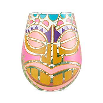 【中古】【インポート品・未当てはめる】Enesco 6004369 Designs ロリータ ティキ アーティザン ブドウ酒水呑み 20薬局衡オンス マルチ色合い