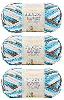 【中古】【輸入品・未使用】Bernat バルクバイベビーブランケット糸 (3パック)