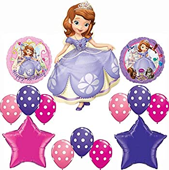 【中古】【39shop】【輸入品・未使用】Sofia★the First Happy BirthdayパーティーBalloons Decorations Supplies Disney POLKA DOTS(新古品)|アトリエ絵利奈
