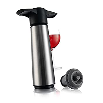 【中古】【インポート品・未当て嵌める】Vacu Vin ワインセーバー ステンレス鋼製 1揚水機 1ストッパー