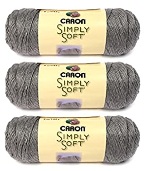 【中古】【輸入品・未使用】Simply Soft Heather Yarn-Soft Grey (3-pack)