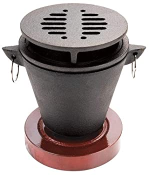 【中古】【輸入品・未使用】Chef-Master 90206 Cast Iron Mini Hibachi Grill Black