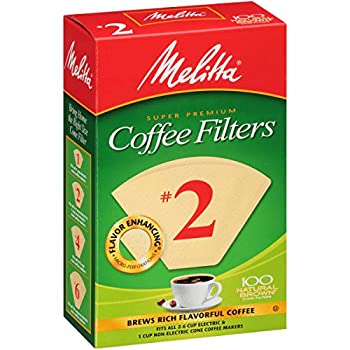 【中古】【輸入品・未使用】Melitta コーンコーヒーフィルター ナンバー2 ナチュラルブラウン 2 Packages (100 Count)