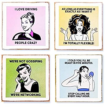 楽天市場 中古 輸入品 未使用未開封 Diva ドリンク用おもしろコースター 女性へのワインギフト 女性への面白いギフト 女性への面白い誕生日ギフト 面白いことわざのワインコ アトリエ絵利奈