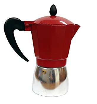 【中古】【39shop】【輸入品・未使用】IMUSA★USA Aluminum 3-Cup Coffeemaker Red by Imusa（新古品）｜アトリエ絵利奈