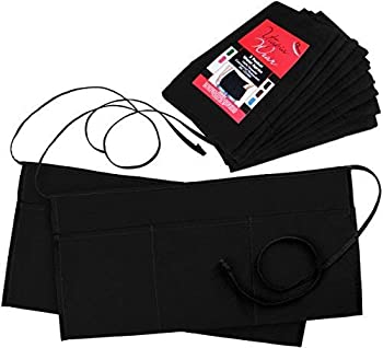 【中古】【輸入品・未使用】Utopia Wear 3ポケット ウエスト エプロン 12パック 61 x 31 cm 黒