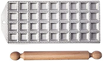 【中古】【39shop】【輸入品・未使用】Eppicotispai★36 Holes Aluminum Square Ravioli Maker with Rolling Pin by Eppicotispai（新古品）｜アトリエ絵利奈