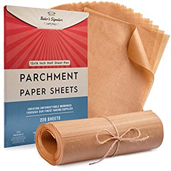 【中古】【39shop】【輸入品・未使用】Baker's★Signature クッキングペーパー ベーキングシート カット済みシリコンコーティング 無漂白 丸まったり燃えたりしません 非毒性 便利なパ（新古品）｜アトリエ絵利奈
