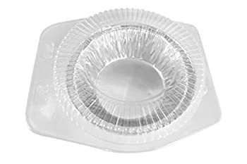 【中古】【輸入品・未使用】(25) - 13cm Disposable Pot Pie/Pie Pans/Individual Dessert Pans With Clear Clamshell containers- Quantity Pack Options (25)
