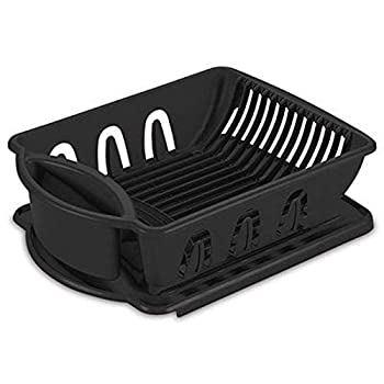 【中古】【輸入品・未使用】(Black) - Sterilite Black 2 Piece Ultra Sink Set