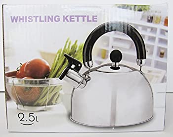 【中古】【インポート品・未当て嵌める】Kole OD870 Whistling Stainless Steel Tea Kettle Regular by Kole