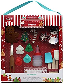 【中古】【39shop】【輸入品・未使用】Handstand★Kitchen 18-piece Cookies for Santa Baking Set for Kids by Handstand Kitchen（新古品）｜アトリエ絵利奈